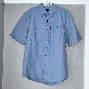 NWT Wolverine men’s size medium 100% cotton button down shirt
